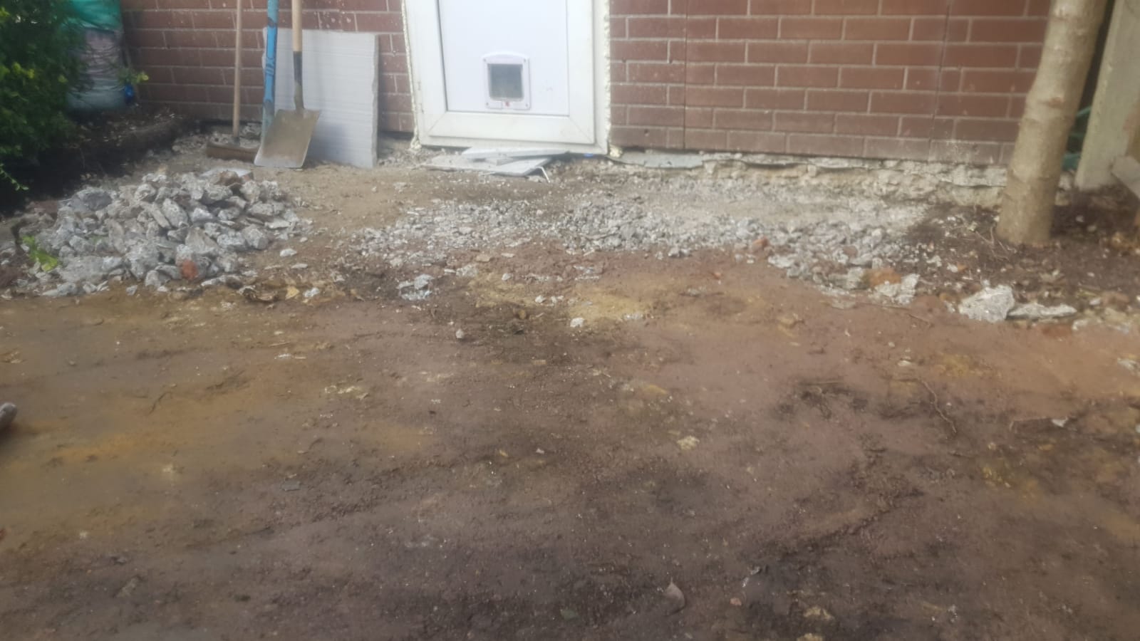 Extension groundworks, foundations and drainage in Surrey